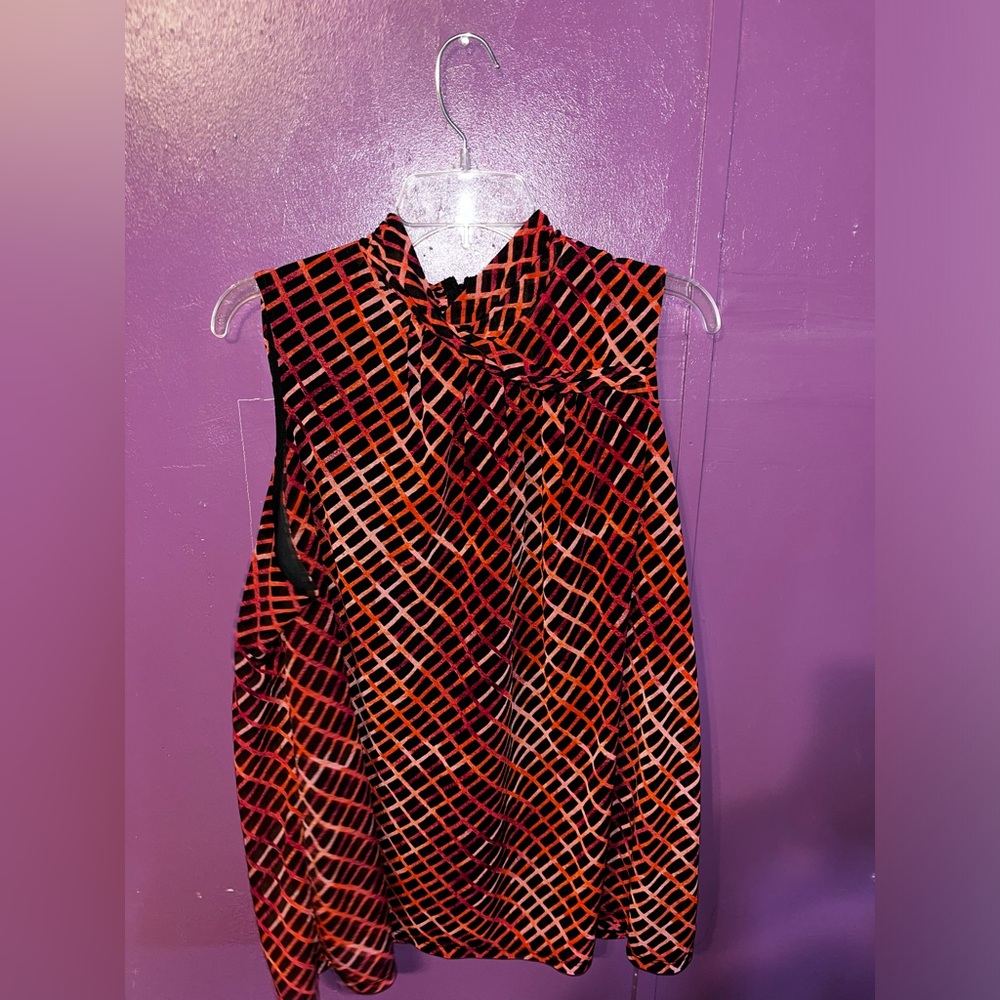 Worthington sleeveless mock neck top 2X